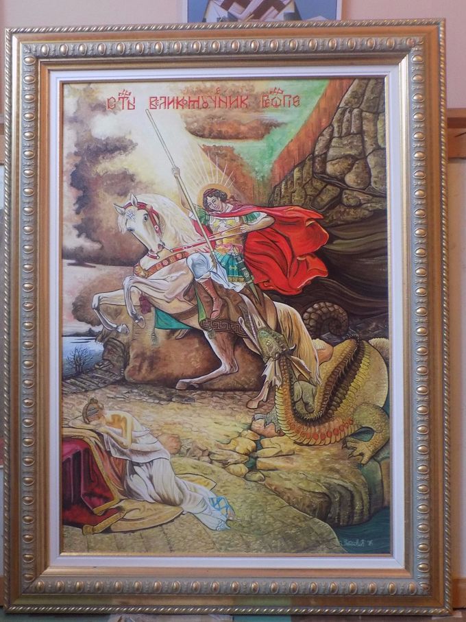 Sveti Đorđe - 65x45 cm.