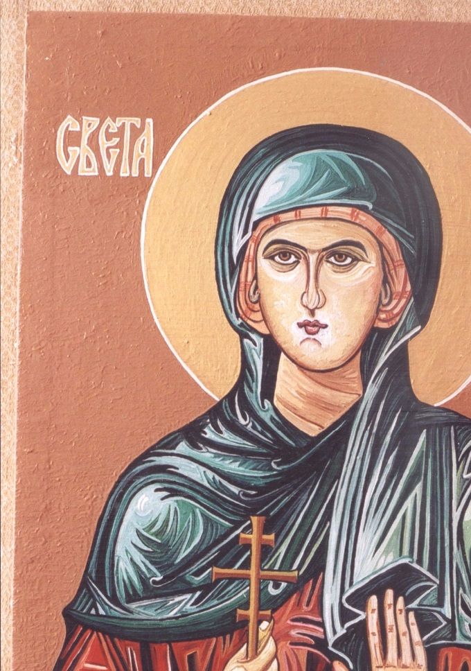 Sveta Petka  55x40 cm.