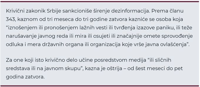 Zakon protiv dezinformacija........